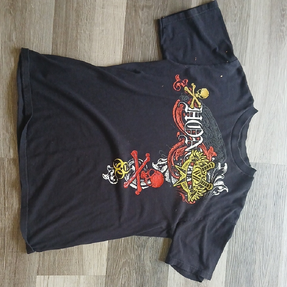 Black Graphic Kids Tee
